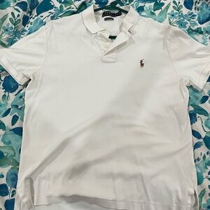 Polo by Ralph Lauren White and Blue Floral Shirt